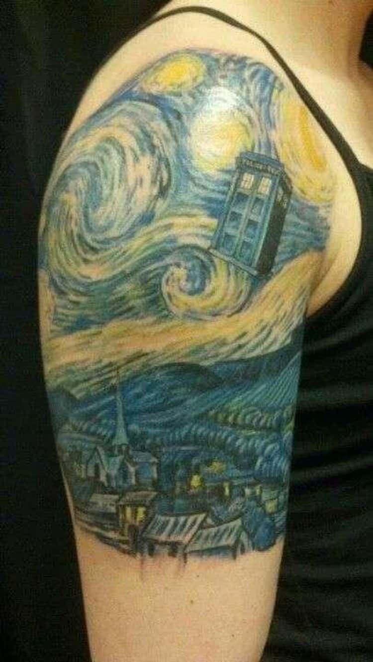 Doctor Who TARDIS Tattoo Designs & Ideas